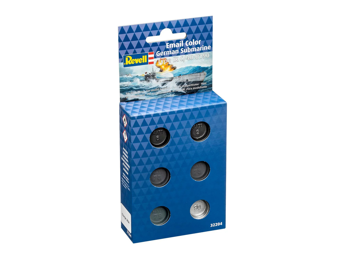Revell German Submarine Type IX C/40 (U190), Email Color
Revell German Submarine Type XI C/40 (U190), Email Color - Bild 2