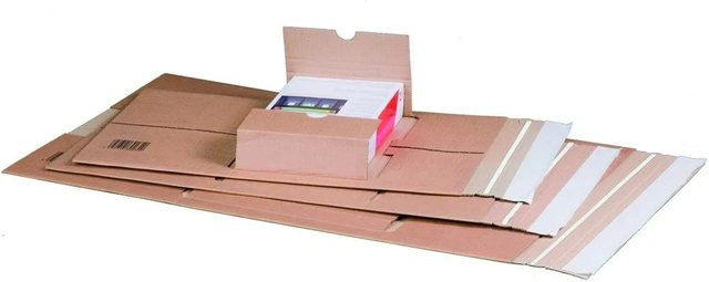 PROREGAL Universalverpackung A4 mit Selbstklebeverschluss und Aufreißfaden, Braun, B/H/T: 30,5 x 23,5 x 9,2 cm - Bild 1