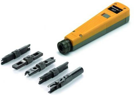 Weidmüller PUNCH DOWN TOOL PDT Eindrückwerkzeug für Twisted-Pair Kabel, Gelb - Bild 1