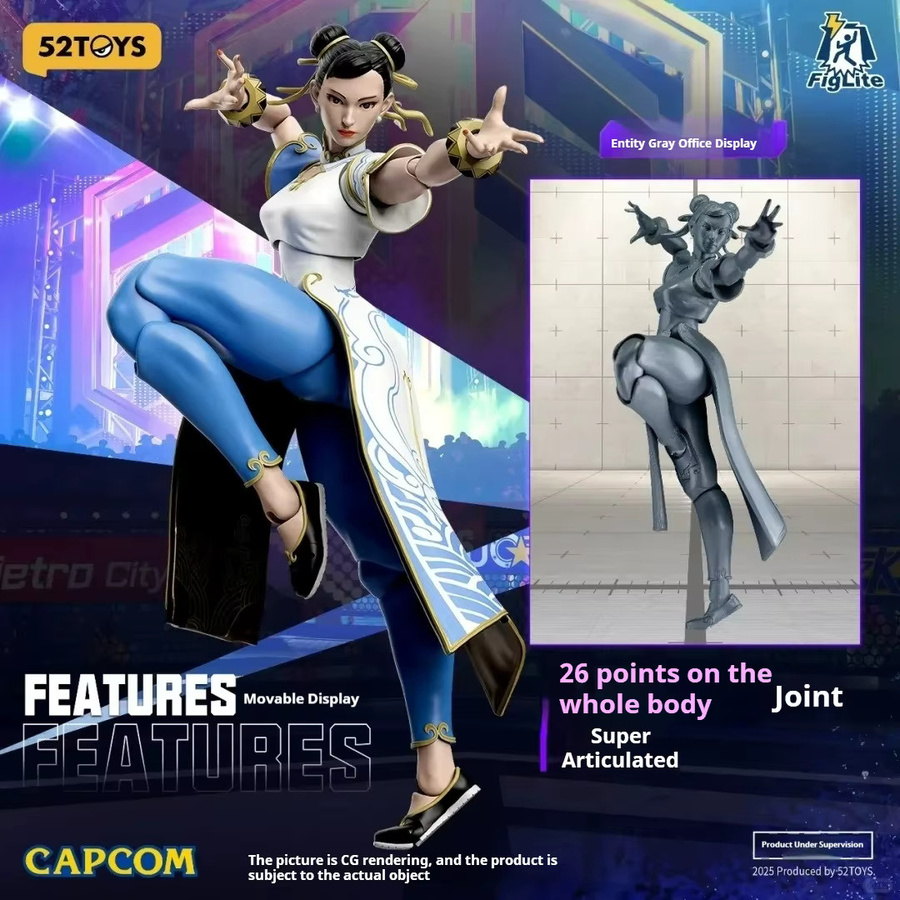 52 Toys Street Fighter 6 Chun-Li Ryu, Actionfigur, Maßstab 1:12 - Bild 2