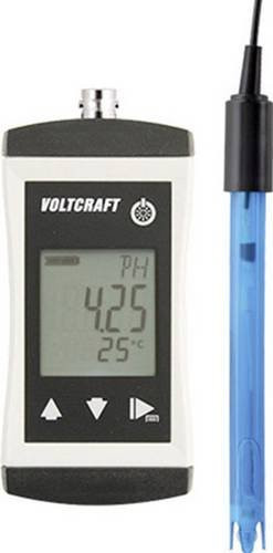 Voltcraft KBM-110 pH-Messgerät für pH-Wert, Redox (ORP) und Temperatur in Weiß - Bild 1