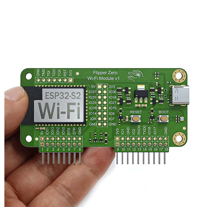 Flipper Zero Wi-Fi Devboard mit vorinstallierter Marauder-Firmware, ESP32-S2-Chipsatz für drahtloses Penetrationstesting, Farbe: Grün - Bild 3