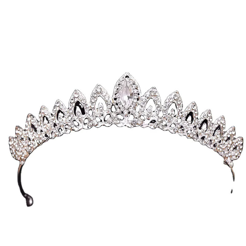 AiliBride Krone, Kristall Strass, Braut, Barock, Hochzeit - Bild 4