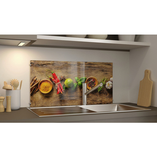 NOVADOORS Glasboard Wooden Spice in Mehrfarbig aus Glas - Bild 1