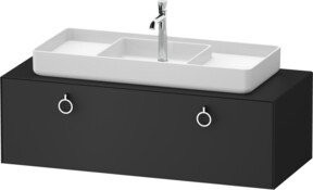 Duravit Waschtischunterschrank White Tulip in White, B/T/H: 130 x 55 x 40,8 cm - Bild 1