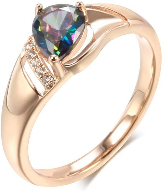 July Dream Ring, Tropfenform, Bunte Zirkon, Damen - Bild 1