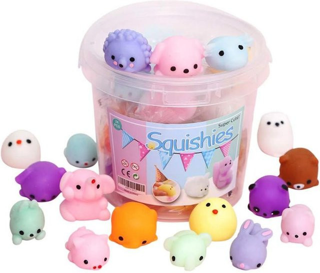 BC Pet Supplies Mini Kawaii Squishies Mochi, 24-teiliges Set - Bild 1