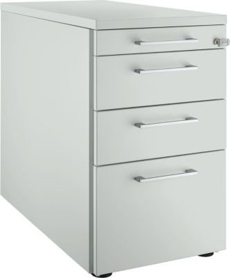 Schäfer Shop Genius Standcontainer 1336 mit Griff, eckig, Farbe: Lichtgrau, B/H: 43,5 x 71,7 cm - Bild 1