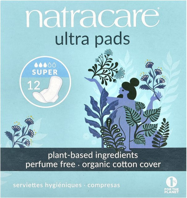 Natracare Ultra Pad, Bio-Baumwolle, 12 Packungen - Bild 1