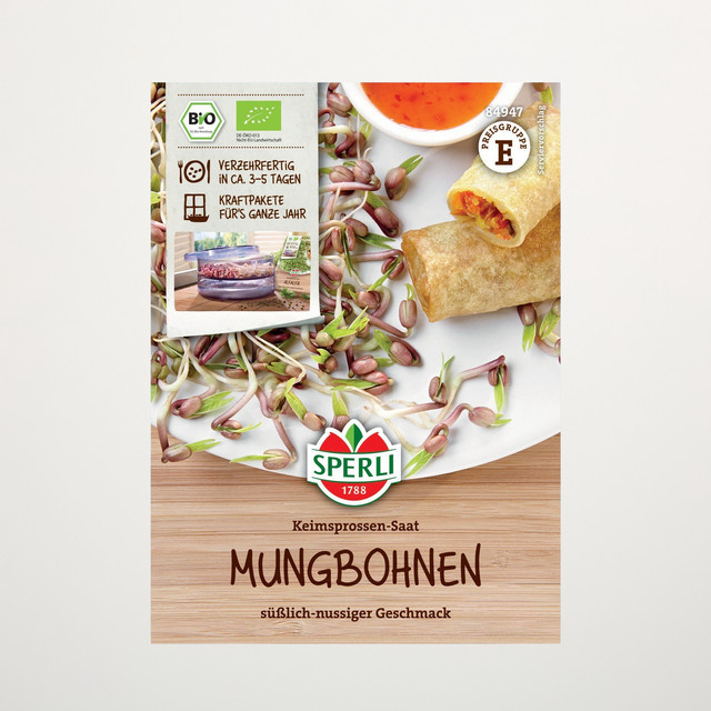 Sperli Mungbohnen Keimsprossen BIO Saatgut - Bild 1