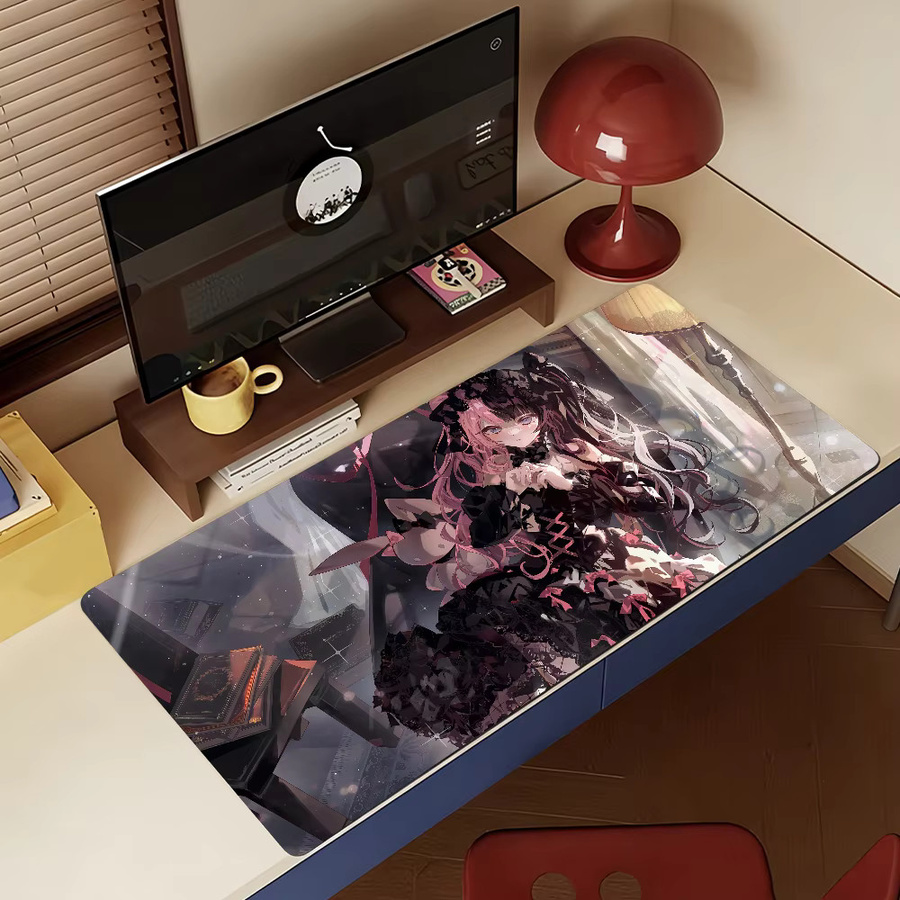 Vtuber H-Hinano T-Tachibana Mauspad in Multicolour, rutschfeste Gamer-Schreibtischunterlage für Laptop und Büro - Bild 4