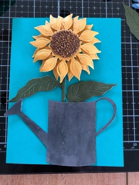 Sonnenblumen Stanzformen für Scrapbooking, Kartenherstellung und DIY Papierhandwerk - Bild 1