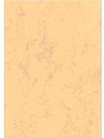 Sigel Mamor-Papier DIN A4, 200 g/m², 50 Blatt, sandbraun/beige, FSC Mix Credit, matt - Bild 1