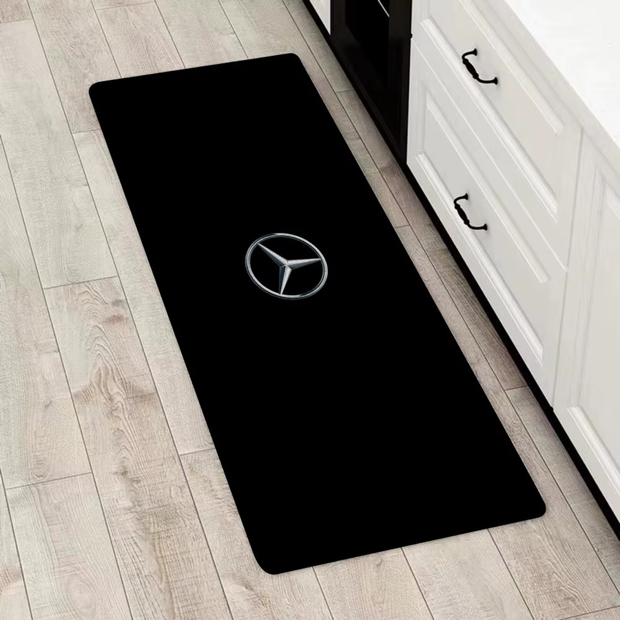 Rutschfeste Fußmatte mit Stern-Design von Potdemiel in Schwarz, B/T: 60 x 40 cm - Bild 2