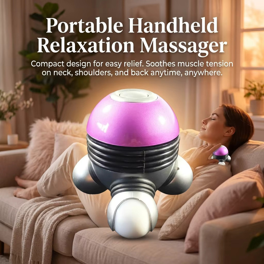 DKSHETOY Mini-Handmassagegerät mit drei Vibrationskugeln, Unisex - Bild 3