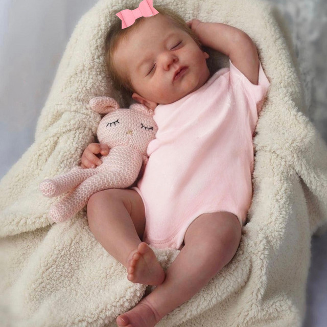 MRB Alessia Babypuppe, wiedergeborene Babypuppe, handgedetailliert - Bild 1