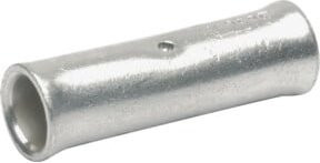 Klauke Stoßverbinder 728 F für feindrähtige Leiter aus Messing in Silber - Bild 1