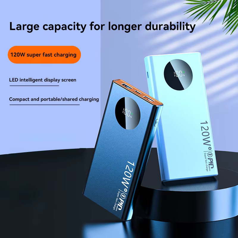 Xiaomi Power Bank mit 50000 mAh Kapazität, 120 W Schnellladefunktion und Digital Display in Weiß - Bild 2