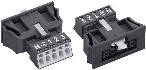 WAGO 890-705 WINSTA MINI Netz-Steckverbinder Buchse, gerade, 4 + PE, 16 A, Schwarz - Bild 1