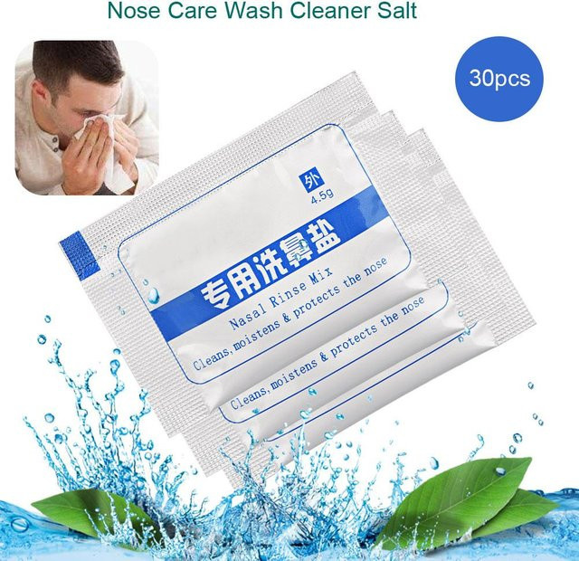 DIYelecs Nasenspülung Reiniger mit Salz, Unisex - Bild 1