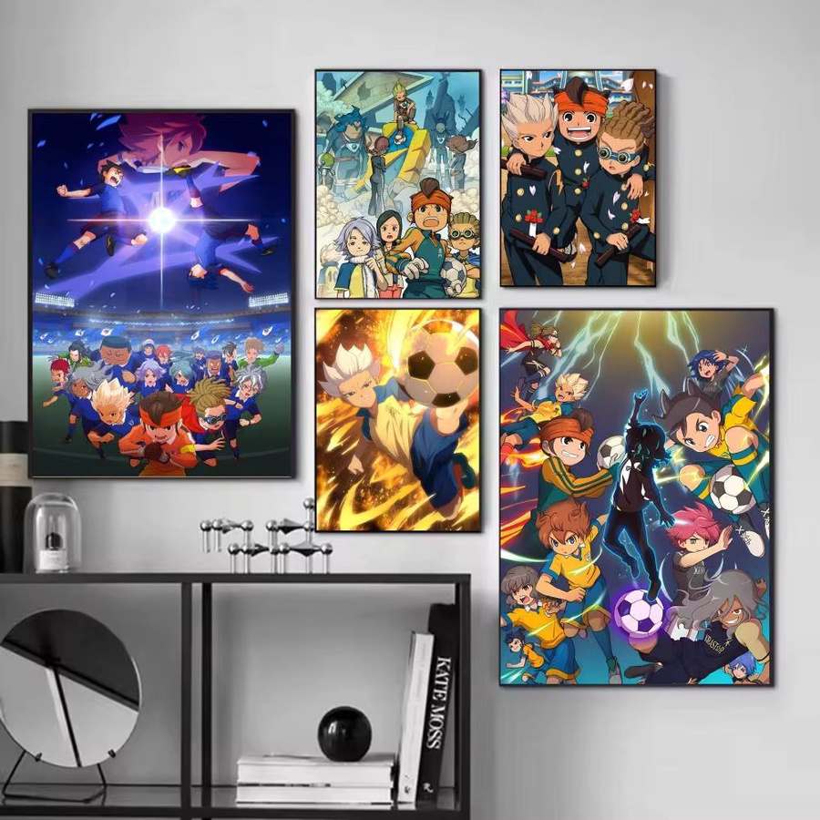Selbstklebender Anime Inazuma Eleven Papierdruck als Wandposter in Mehrfarben - Bild 2