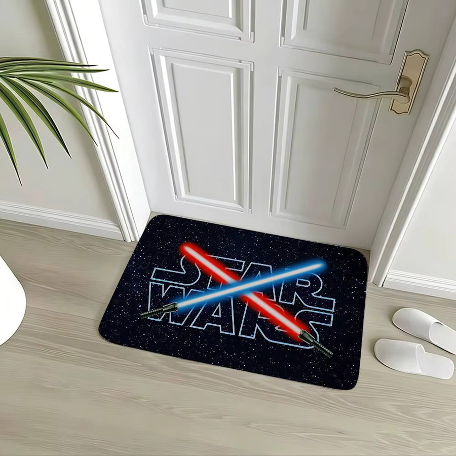 Beast Kingdom S-Star W-Wars Teppich, rutschfeste rechteckige Matte in Schwarz, B/T: 60 x 40 cm - Bild 6