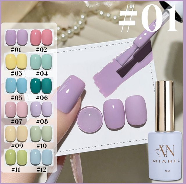 MIANEL Europa Breeze Gel-Nagellack, 12 ml, Glänzend - Bild 1