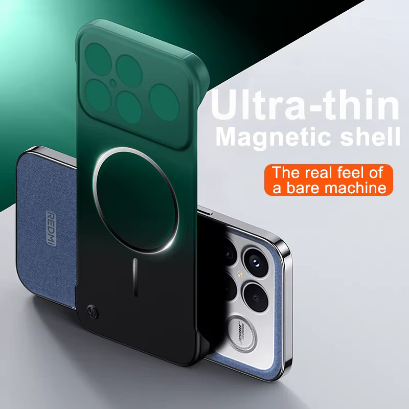 Fundas Magnetische Hülle für Xiaomi Poco F8 Ultra Pro, ultradünn und rahmenlos mit Farbverlauf, Multicolor - Bild 2