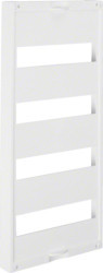 Hager Berührungsschutzabdeckung US41A5 Weiß, B: 60 cm, H: 25 cm, 4x12PLE, Schlitz 125 mm - Bild 1