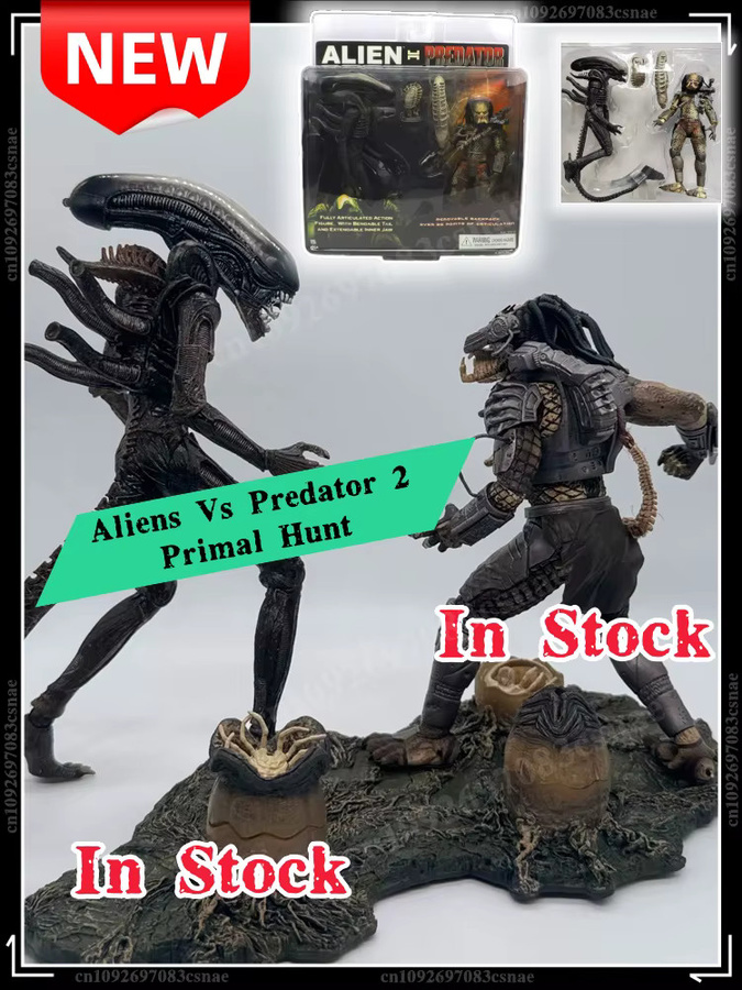 NECA Alien Vs Predator, Sammelfigur, bewegliches Modell, 2-teiliges Set - Bild 5