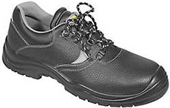 Wortec Sicherheitsschuh BASIC LOW S3 aus Rindleder in Schwarz, Größe 37 - Bild 1
