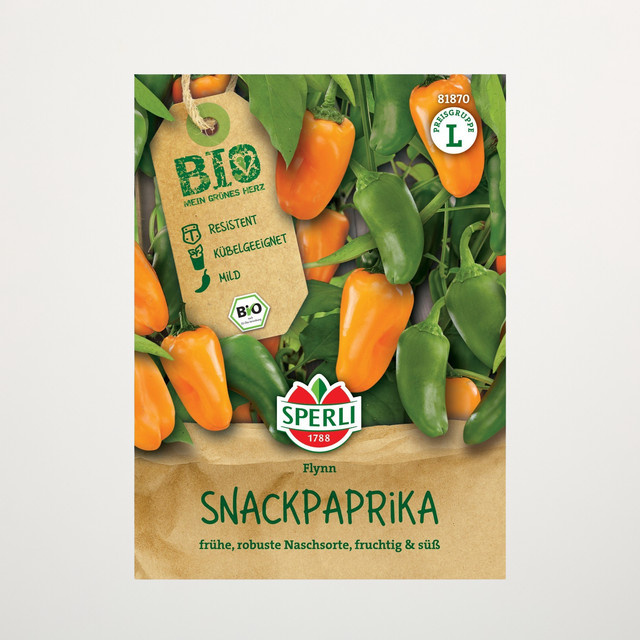 Sperli Snackpaprika Flynn Bio Gemüsesamen - Bild 1
