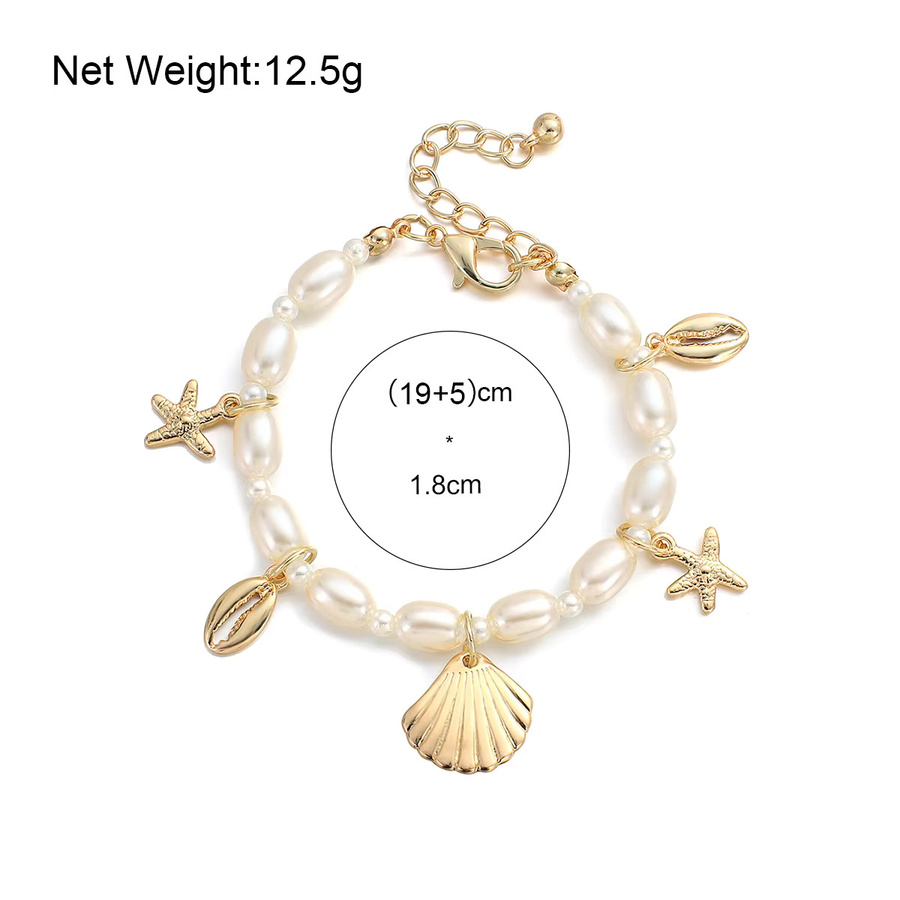 Greatera Armband, Metall, Gold, Perle, Damen - Bild 3