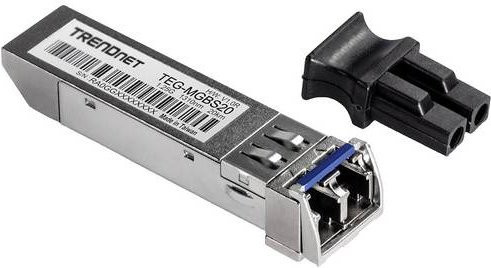 Trendnet TEG-MGBS20 SFP-Transceiver-Modul GigE 1000Base-LX LC Single-Modus 1310 nm bis zu 20 km in Silber - Bild 1