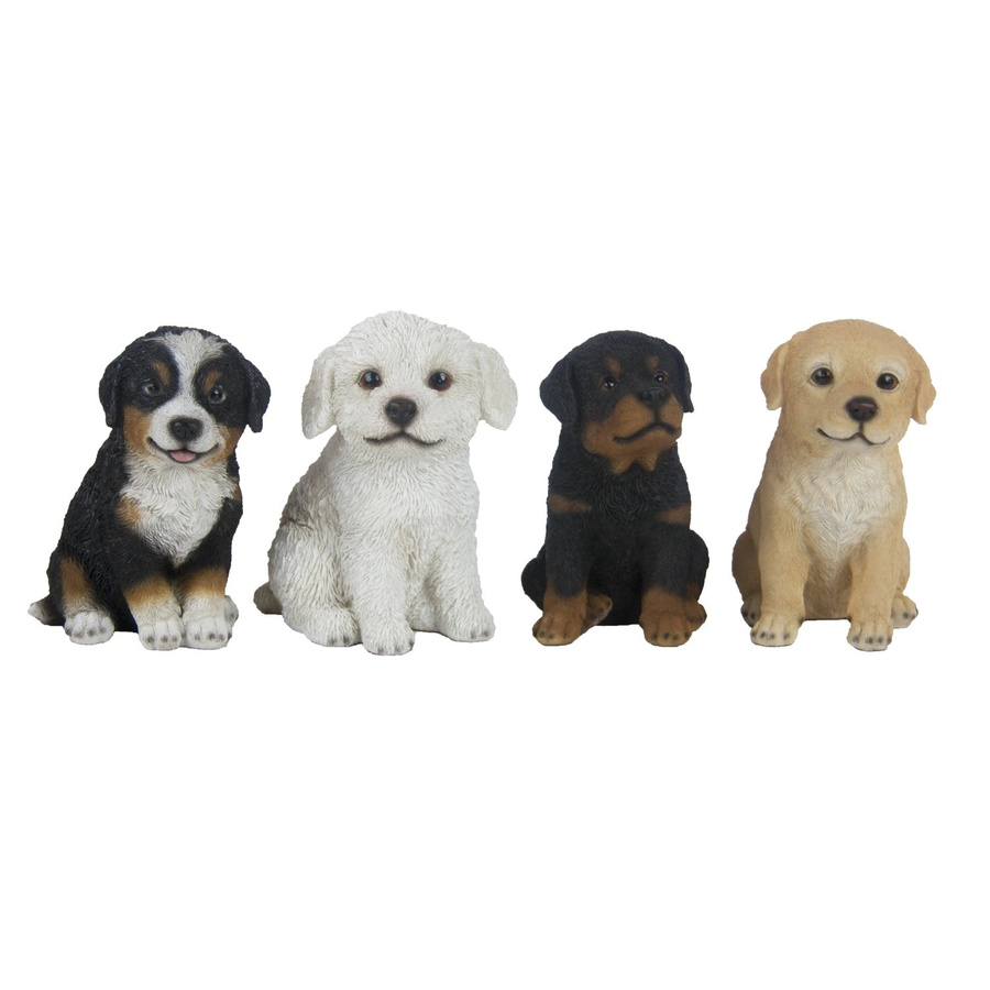 Deko-Figur Hundewelpe von Sunny Garden aus Polyresin, Höhe: 15 cm - Bild 2