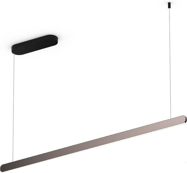 Occhio Mito linear volo 140 up LED-Pendelleuchte in Schwarz matt mit Phantom-Ausführung, dimmbar und mit einstellbarer Farbtemperatur (2700K - 4000K) - Bild 1