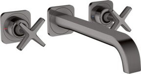 Hansgrohe Axor Citterio Fertigset Waschtischarmatur mit 3-Loch-Ausführung, Wandmontage, Rose Gold poliert, A 220mm - Bild 1
