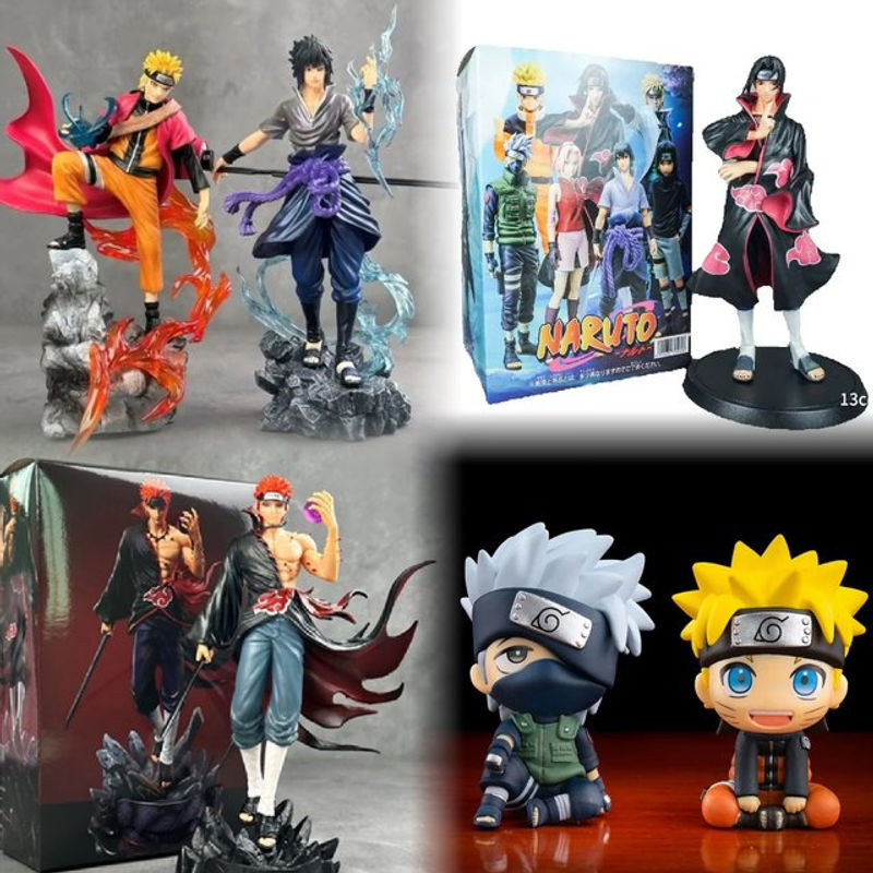 Bandai Naruto Anime-Figur aus PVC als mehrfarbige Statue und Sammlerstück - Bild 1