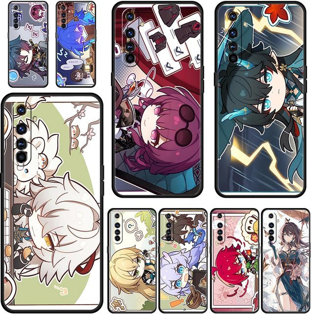 Realme Smartphone Schutzhülle mit Honkai Star Rail Anime Design in Multicolour für GT Neo 2 3 3T 5G, GT5, GT3, GT2 Pro und weitere Modelle - Bild 1