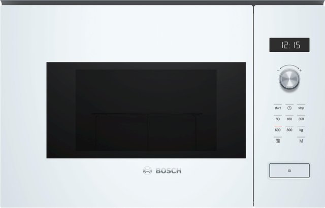 Bosch Serie 6 BFL524MW0 Einbau-Mikrowelle mit Grill und Automatikprogrammen in Weiß - Bild 1