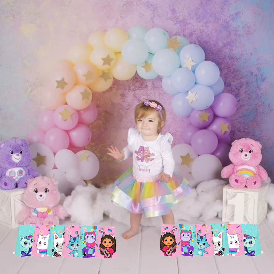 Gabby Dollhouse Süßigkeitentüten aus Papier für Mädchen, Mehrfarbiges Partyzubehör für Kindergeburtstage - Bild 3