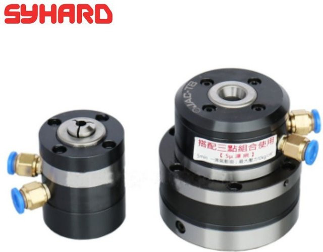 Sanyinghe Miniatur-Pneumatikspannzange DAS-MT8 DAS-T8 Pneumatisches Spannfutter in Schwarz für Automatisierungsprozesse - Bild 1