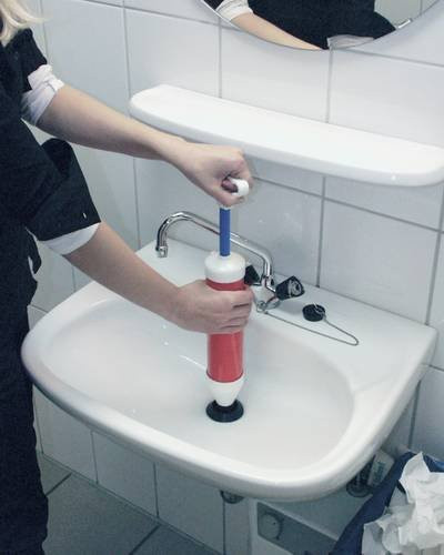 Mannesmann Rohrreiniger Pumpe M49400 in Rot - Bild 1
