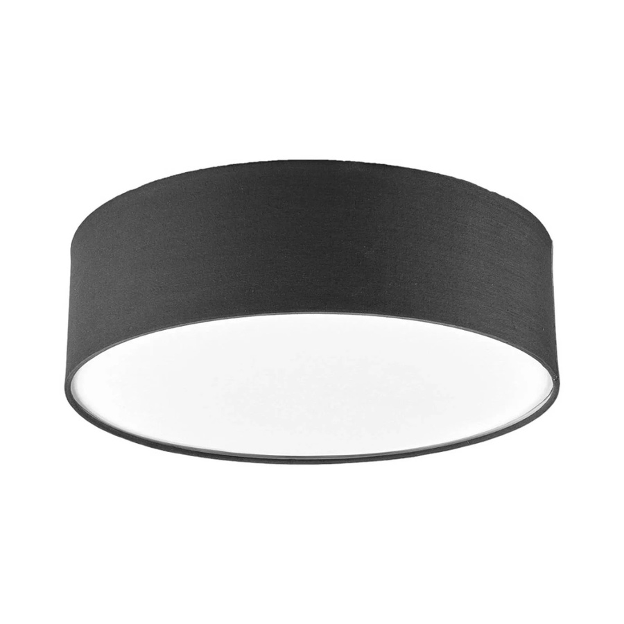 Lindby Deckenlampe Sebatin 3-flammig in Grau und Silber aus Aluminium und Textil für das Schlafzimmer - Bild 2