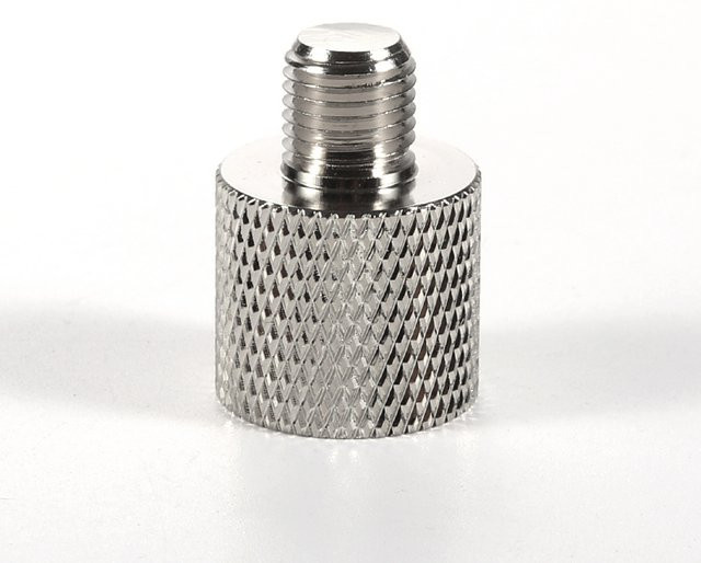 AISANRAY Steckeradapter M10 auf 3/8 für JPC-Antenne in Silber - Bild 1