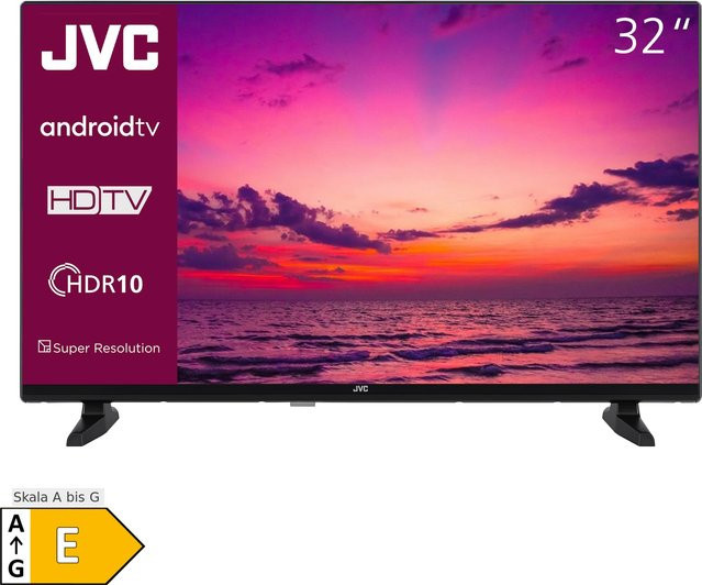 JVC Android Smart TV LT-32VAH3355 HD-Ready LED-Fernseher mit HDR und Triple-Tuner in Schwarz - Bild 5