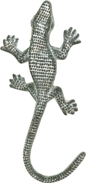 Deko-Figur Eidechse aus Gusseisen in Braun-mix, Höhe: 20,0 cm, Breite: 20,0 cm, Tiefe: 120,0 cm - Bild 1