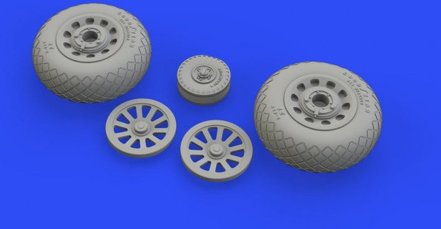 Eduard P-51D Mustang - Wheels diamond tread 2 - Bild 1