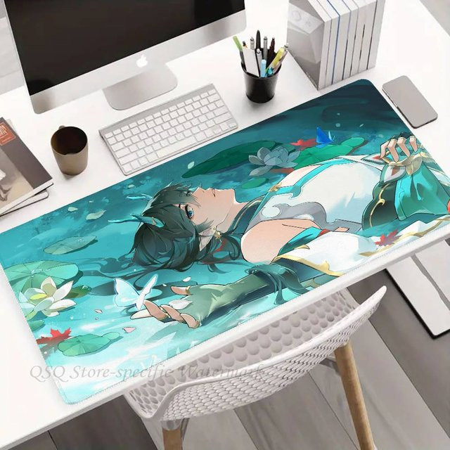 Dan Heng Anime Honkai Star Rail Mauspad XXL Multicolor rutschfest für Gaming und Büro - Bild 1