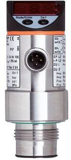 Ifm Electronic Drucksensor PF2957 in Silber, Messbereich -5 kPa bis 100 kPa, M12 Anschluss, 1 Öffner, 1 Schließer, Analog - Bild 1